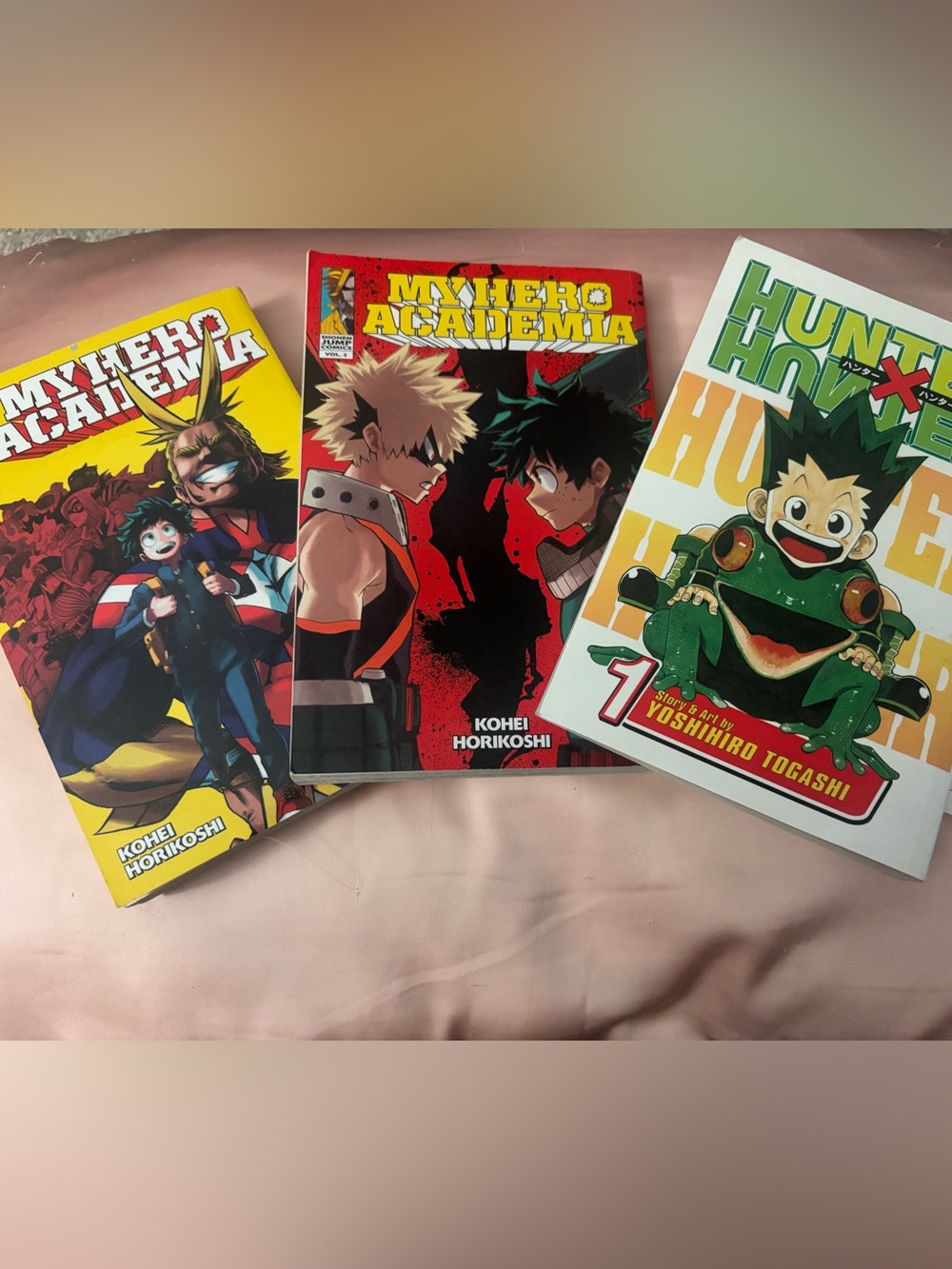 My Hero Academia & Hunter x Hunter Manga Bundle - 3 book set